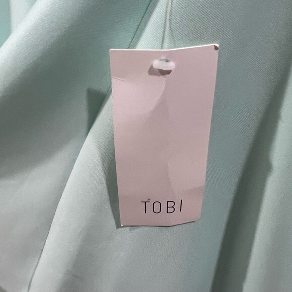 Tobi mint green backless skater dress size small NWT - Picture 7 of 9